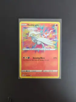 Pokemon Shining Fates Reshiram Amazing Rare 017/072 * NM - Image 1