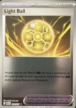 Light Ball 191/217 Reverse Holo - ASC Trainer - Ascended Heroes - Pokemon TCG NM - Image 1