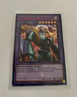 Yu-Gi-Oh! Legendary Duelists Season 3 Evil Hero Lightning Golem Red - Image 1