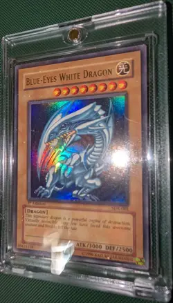 Yu-Gi-Oh! Blue-Eyes White Dragon SDK-001 & Dark Magician SDY-006 both 1st Ed. - Image 2