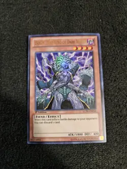 Brron, Mad King of Dark World LCJW-EN244 Ultra Rare 1st Edition Yugioh - Image 1