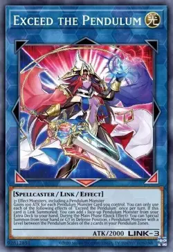 Exceed the Pendulum Yu-Gi-Oh! AGOV-EN045 1st Super Rare - Image 1