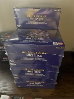 One Piece TCG: The Azure Sea's Seven Booster Box ENGLISH OP14 FACTORY SEALED - Image 4