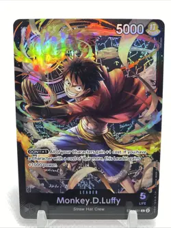 One Piece Monkey.D.Luffy (001) L Starter Deck 14: ST14-001 English Foil - Image 1