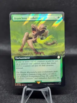 MTG - [FOIL] Branching Evolution (Extended Art, Surge Foil) - Fallout - Image 1