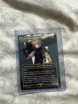 Cloud Ex-SOLDIER #202 Borderless Card - Image 1