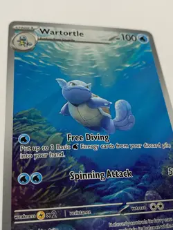 Pokemon TCG Scarlet & Violet 151 Wartortle 171/165 Illustration Rare Holo NM - Image 2