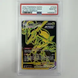 Rayquaza VMAX TG29 Pokemon Silver Tempest PSA 10 - Image 1