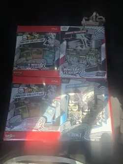 Pokemon Black Bolt and White Flare Binder + Poster Sam's Club Bundles Both 🔥 - Image 1