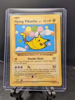 Pokemon Flying Pikachu 110/108 • Secret Rare • XY Evolutions • Vintage Promo - Image 1