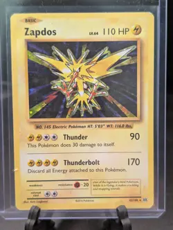 Pokemon Zapdos 42/108 • Holo Rare • XY Evolutions • Thunderbolt • UMM Finds - Image 1