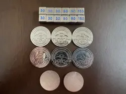 Pokemon Go Metal Damage Counters, Coins, and Status Markers Lot - Image 2
