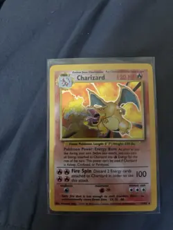 Pokemon Charizard 4/102 Base Set Holo Rare 120 HP English Wizards of the Coast - Image 3