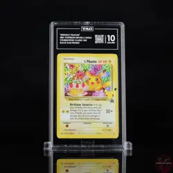 TAG GEM MINT 10 Birthday Pikachu 24 Celebrations: Classic Collection - Image 1