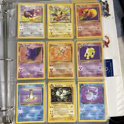 Pokemon Vintage Binder Collection Base Set - Jungle - Neo Genesis All NM-LP - Image 1