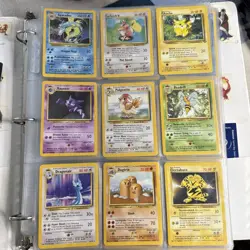 Pokemon Vintage Binder Collection Base Set - Jungle - Neo Genesis All NM-LP - Image 3