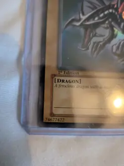 Yu-Gi-Oh! Red Eyes Black Dragon 1st Edition LOB-070!! NO RESERVE!! - Image 5