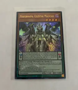 Yu-Gi-Oh! Legendary Duelists Season 3 Performapal Celestial Magician Yellow - Image 1