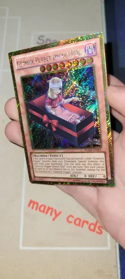 Gimmick Puppet Dreary Doll (LP) PGLD-EN001 Gold Secret Rare - Image 3