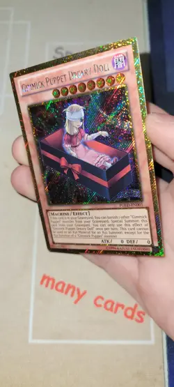 Gimmick Puppet Dreary Doll (LP) PGLD-EN001 Gold Secret Rare - Image 5