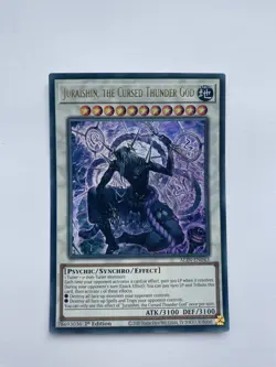 YuGiOh! Juraishin, the Cursed Thunder God ALIN-EN043 Ultra Rare 1st Edition - Image 1