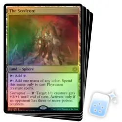 FOIL THE SEEDCORE X4 Phyrexia: All Will Be One ONE Magic MTG MINT CARD - Image 1