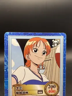 Nami S35 One Piece Japanese Carddass Hyper Battle BANDAI Common - Image 2
