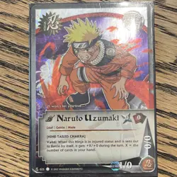 Naruto Uzumaki Foil Promo Ninja Card 025 Naruto CCG English 2002 - Image 1