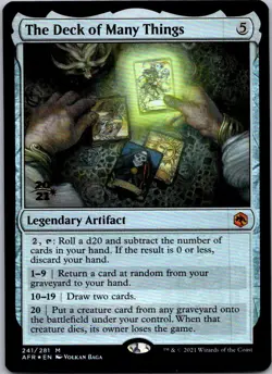 The Deck of Many Things M Prerelease Cards 241 NM Foil - Image 1