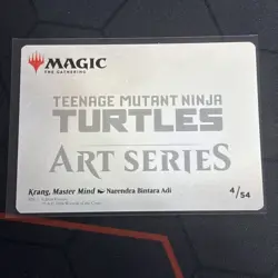 Krang, Master Mind Art Card (4/54) S Art Series: Teenage Mutant Ninja Turtles 4 - Image 3