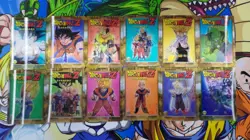 Dragon Ball Z Serie Gold Lenticular Card Lot Of 12 Cards - Image 1