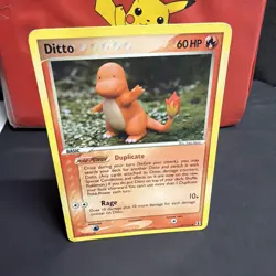 Pokemon TCG Ditto Charmander Delta Species Card 61/113 Common Hp Condition - Image 1