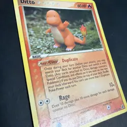 Pokemon TCG Ditto Charmander Delta Species Card 61/113 Common Hp Condition - Image 4