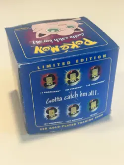 Pokemon Jigglypuff 23k Gold Plated Trading Card Pokeball Burger King Sealed New - Image 4