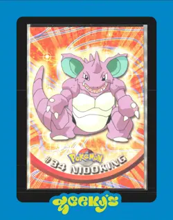 Pokemon Card - Nidoking #34 - Topps Series 1 - Blue Logo - Image 1