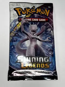 Pokemon Shining Legends Booster Pack 10 Game Cards 2017 New Factory sealed - Image 2