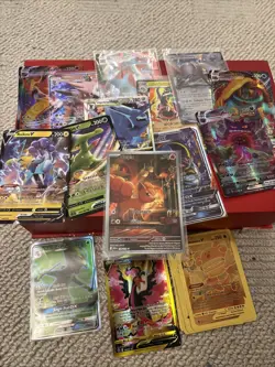 Pokemon card bundle konvolut V GX V max secret full art V star ex gold only - Image 1