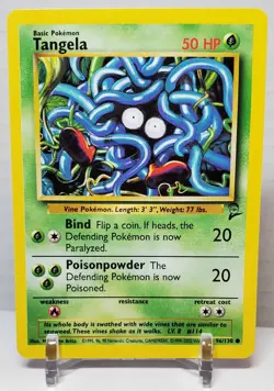 TANGELA BASE SET 2 96/130 COMMON VINTAGE WOTC POKEMON CARD LP - Image 1