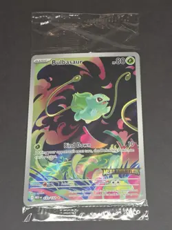 Pokemon Card TCG Bulbasaur 133/132 Mega Evolution Stamped Promo Sealed - Image 3
