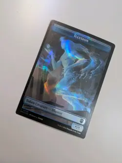 MTG - Illusion (Ripple Foil)/Servo Token- Commander: Modern Horizons 3 NM/M Cond - Image 2
