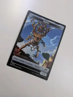 MTG - Illusion (Ripple Foil)/Servo Token- Commander: Modern Horizons 3 NM/M Cond - Image 3