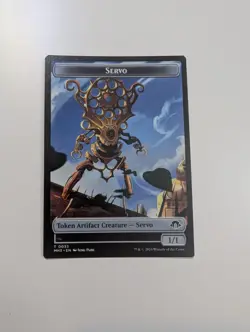 MTG - Illusion (Ripple Foil)/Servo Token- Commander: Modern Horizons 3 NM/M Cond - Image 4