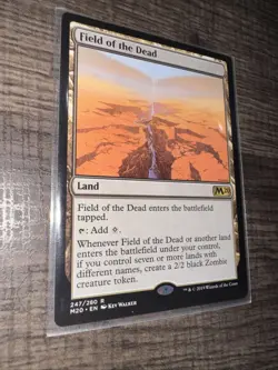 MTG Field of the Dead LAND M20 - Kev Walker 2019 247/280 - M/NM Condition - Image 4
