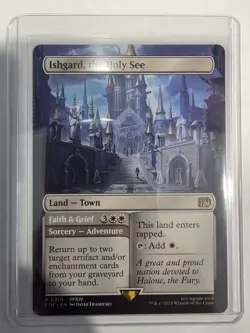 Ishgard the Holy See 0310 Borderless Regular Magic The Gathering Final Fantasy - Image 1
