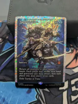 MTG Turtles in Time FRACTURE FOIL #0294 TMNT Japan Showcase Mythic NM Rare - Image 1