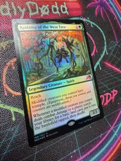 Kodama of the West Tree [Kamigawa: Neon Dynasty Prerelease Promos] MTG 199 (NEO) - Image 3