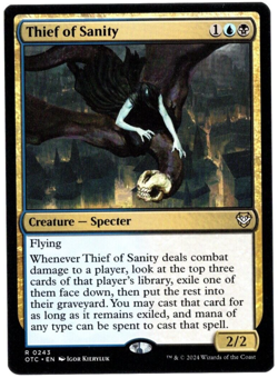 Thief of Sanity 0243 Non Foil Rare Outlaws of Thunder Junction MTG NM - Image 1
