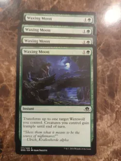 (4) Waxing Moon *PLAYSET* NM Eldritch Moon Regular - Image 1