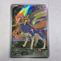 Zacian 100/094 Illustration Rare Pokemon TCG Phantasmal Flames Near Mint#288 - Image 1