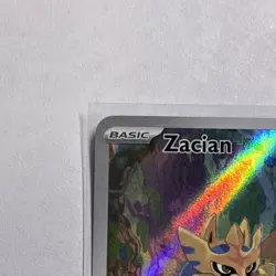 Zacian 100/094 Illustration Rare Pokemon TCG Phantasmal Flames Near Mint#288 - Image 2